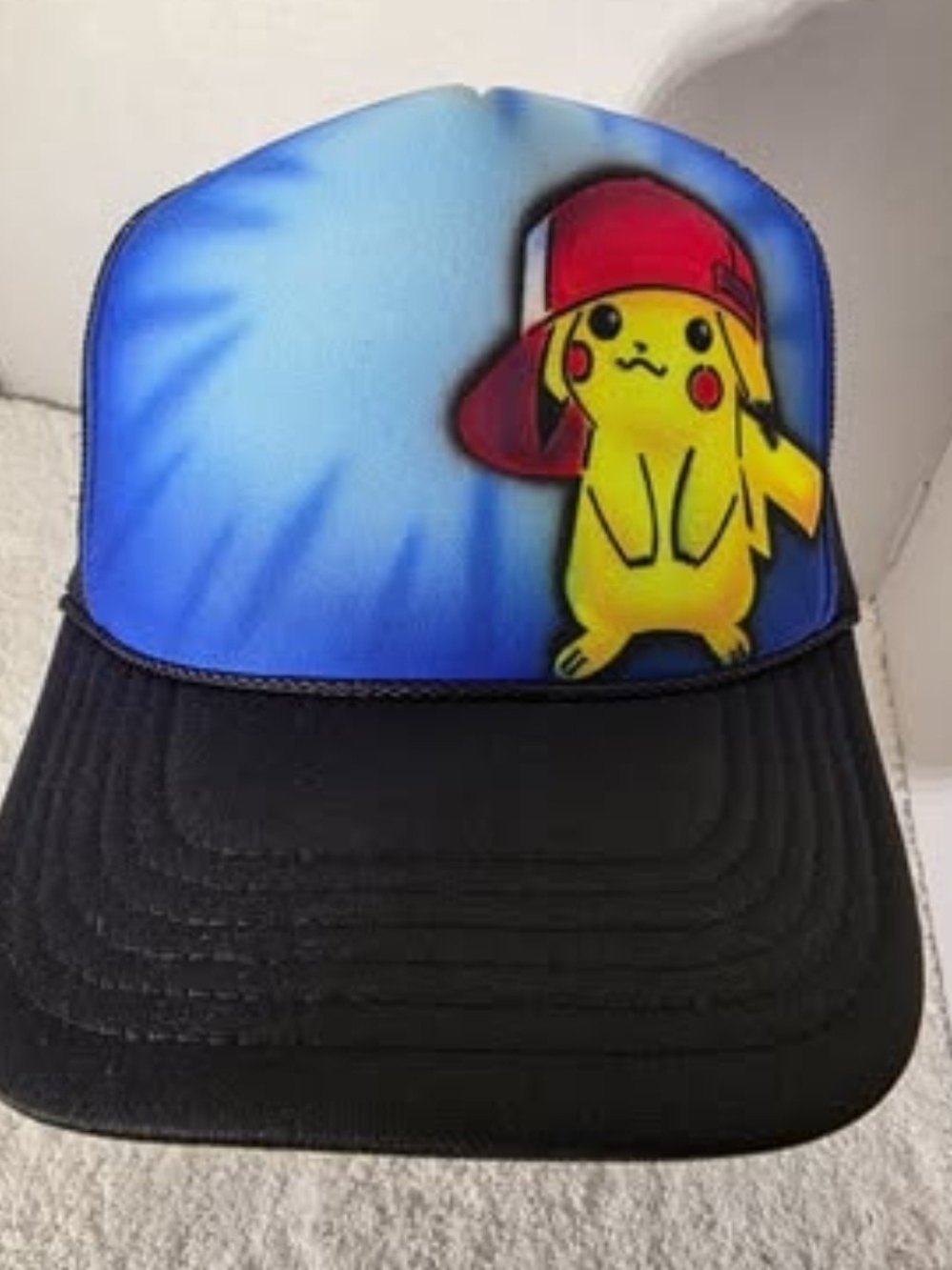 OTTO Black Mesh Kids Hat